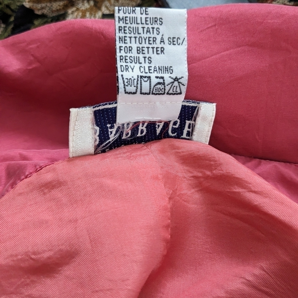 Vintage coral red pink wide leg hi rise crop pants size Small XS A3 - Picture 7 of 11